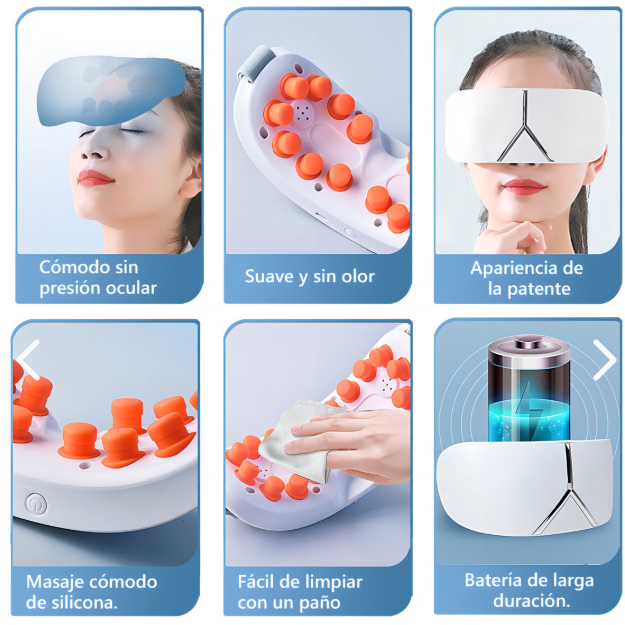 Masajeador De Ojos Inteligente Vibracion