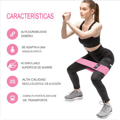 Set de 3 Bandas Elásticas de Fitness