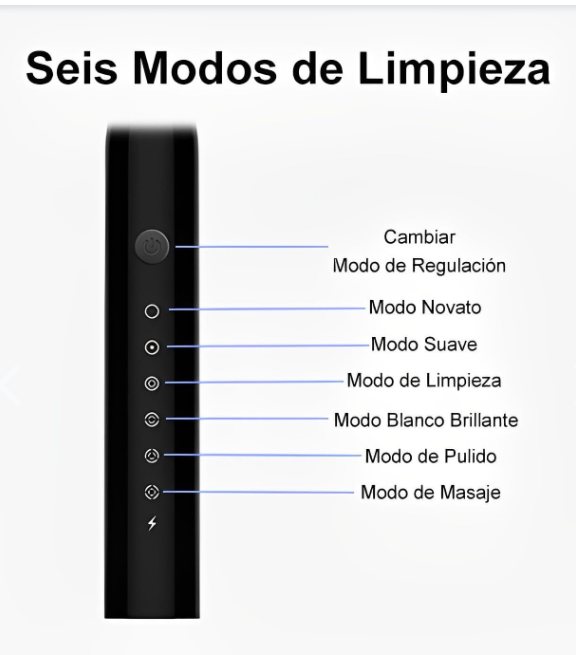 Cepillo de Dientes Eléctrico Recargable