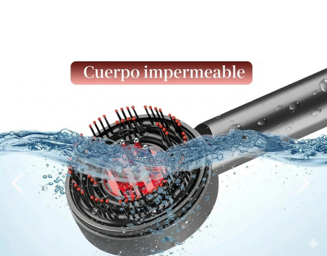 Cepillo Masajeador Cabello Terapia Luz