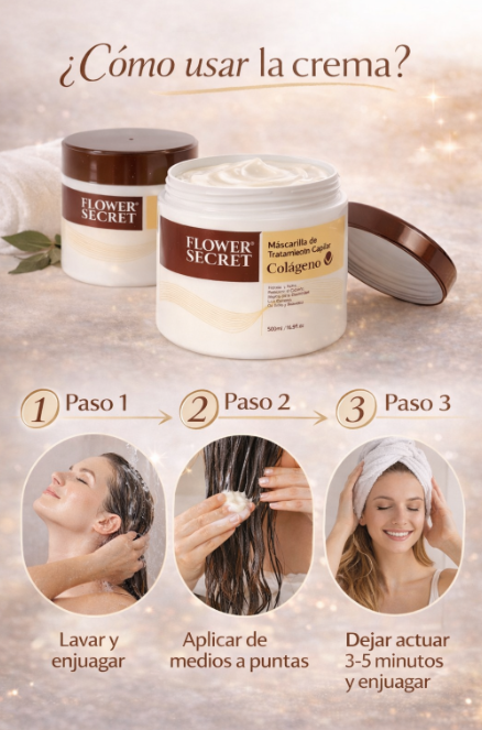 Crema Capilar Restauradora Con Colágeno