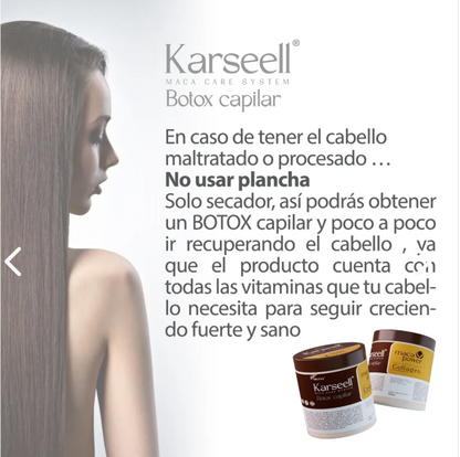 Bótox Capilar Karseel Hidrata y Nutre