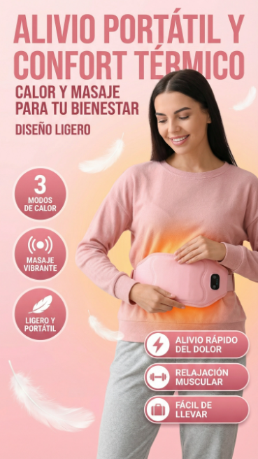 Cinturón Inalámbrico Para Dolores Menstruales y De Espalda