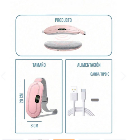 Cinturón Inalámbrico Para Dolores Menstruales y De Espalda