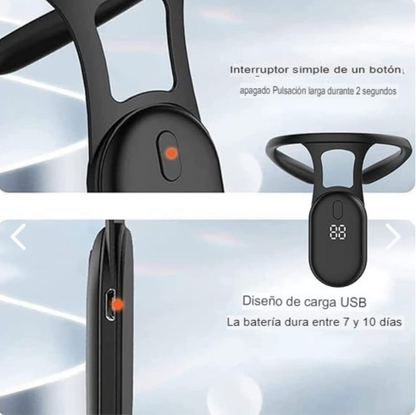 Corrector de Postura Masaje Ultrasónico